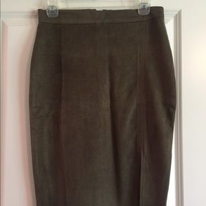 NWT! Missguided Faux Suede Pencil Skirt